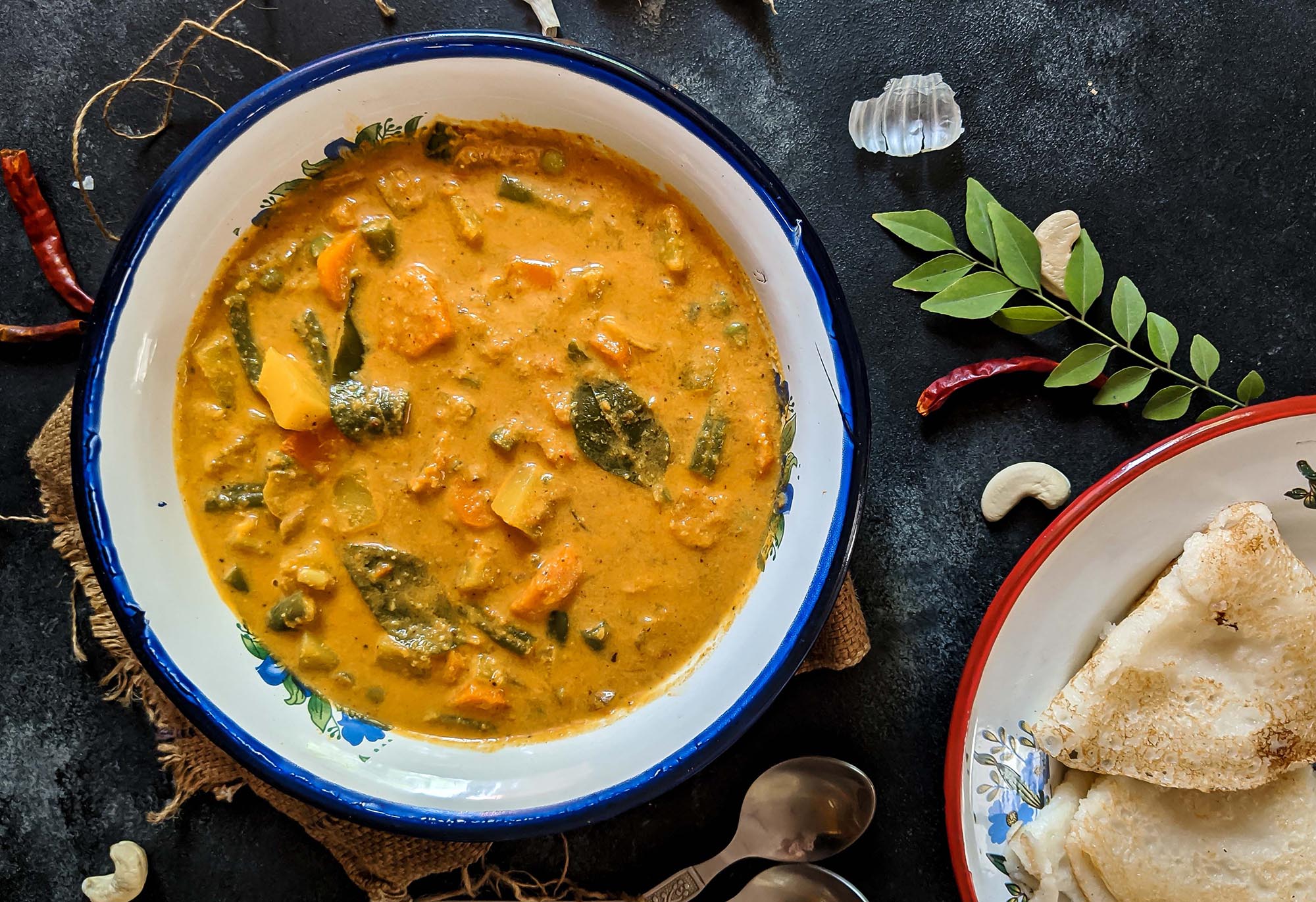 Vegetarian Chettinad Curry Recipe - ChompSlurrpBurp